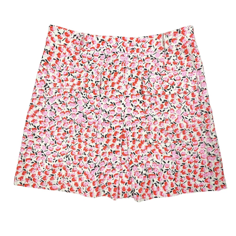 NWT Fate Womens M Ditzy Floral‎ Mini Skirt Pockets Cottagecore Coquette Pink